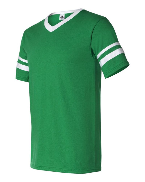 Augusta Sportswear 360 - V-Neck Jersey with Striped Sleeves