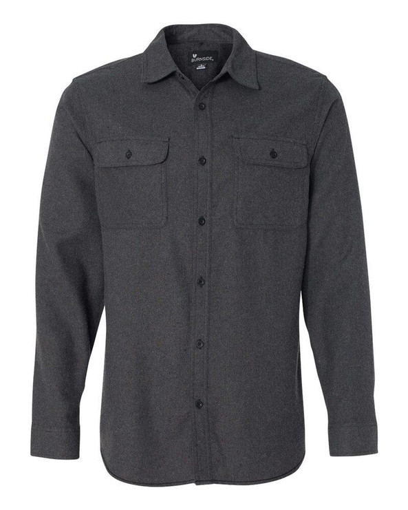 Burnside B8200 - Camisa de franela de manga larga