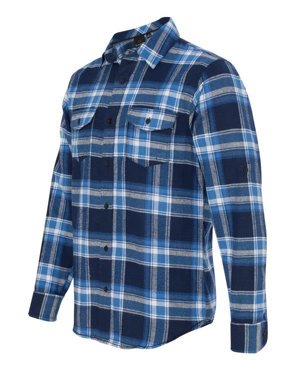 Burnside B8210 - Camisa de franela de manga larga