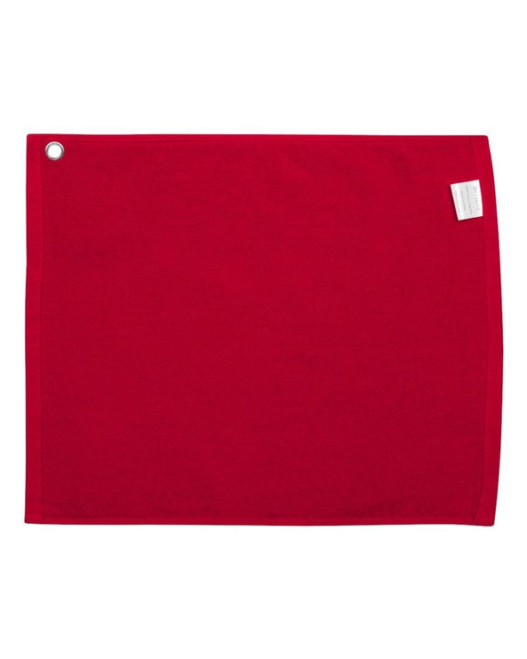 Carmel Towel Company C1518GH - Toalla de terciopelo con dobladillo, ojal en la esquina y gancho