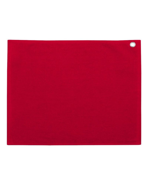 Carmel Towel Company C1518GH - Toalla de terciopelo con dobladillo, ojal en la esquina y gancho