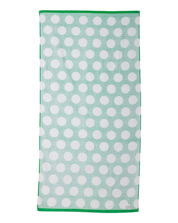 Carmel Towel Company C3060P - Toalla de playa de terciopelo con lunares
