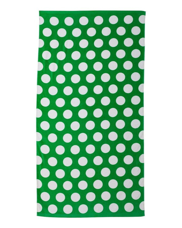 Carmel Towel Company C3060P - Toalla de playa de terciopelo con lunares