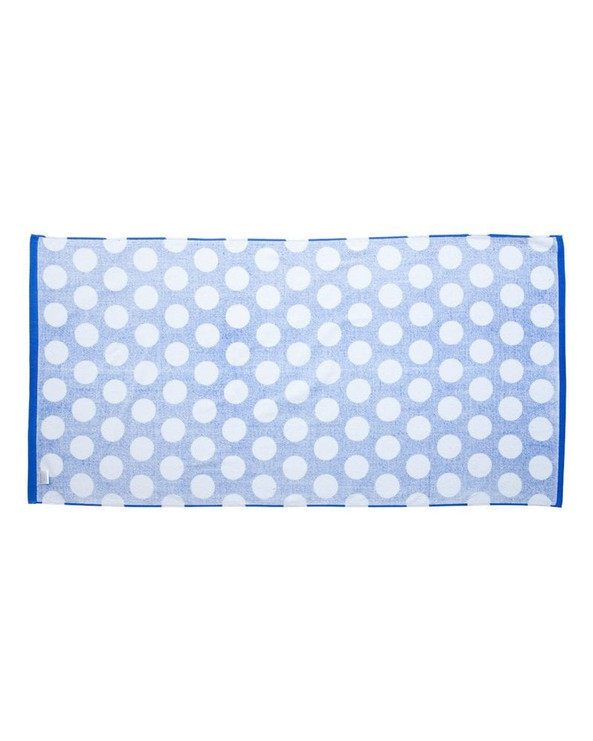 Carmel Towel Company C3060P - Toalla de playa de terciopelo con lunares
