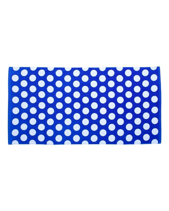 Carmel Towel Company C3060P - Toalla de playa de terciopelo con lunares