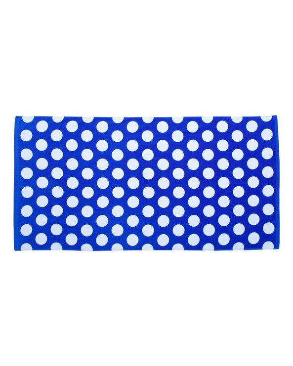 Carmel Towel Company C3060P - Toalla de playa de terciopelo con lunares