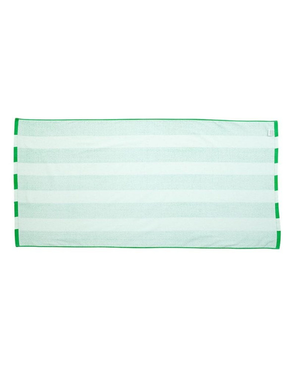 Carmel Towel Company C3060S - Cabana Stripe Velour Beach Towel