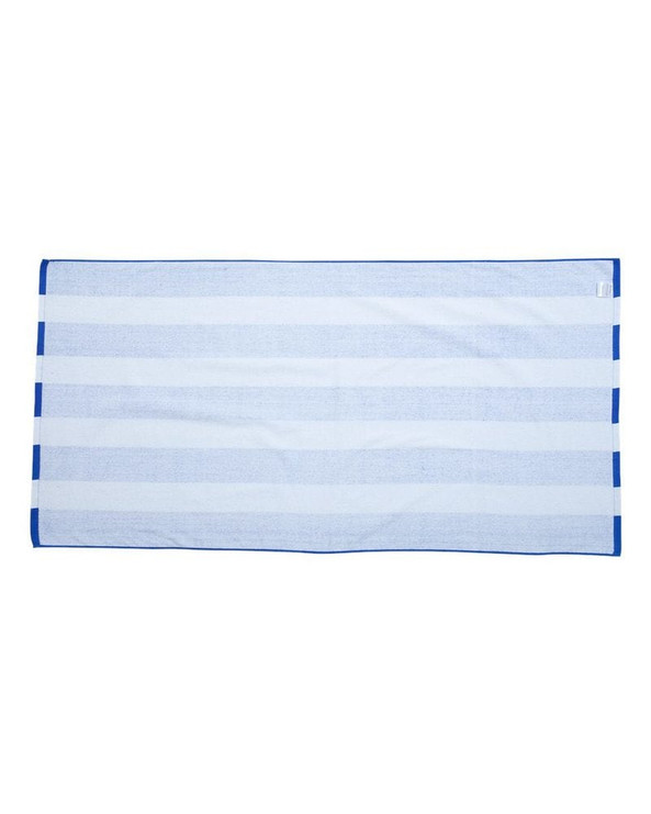 Carmel Towel Company C3060S - Toalla de playa de terciopelo Cabana Stripe