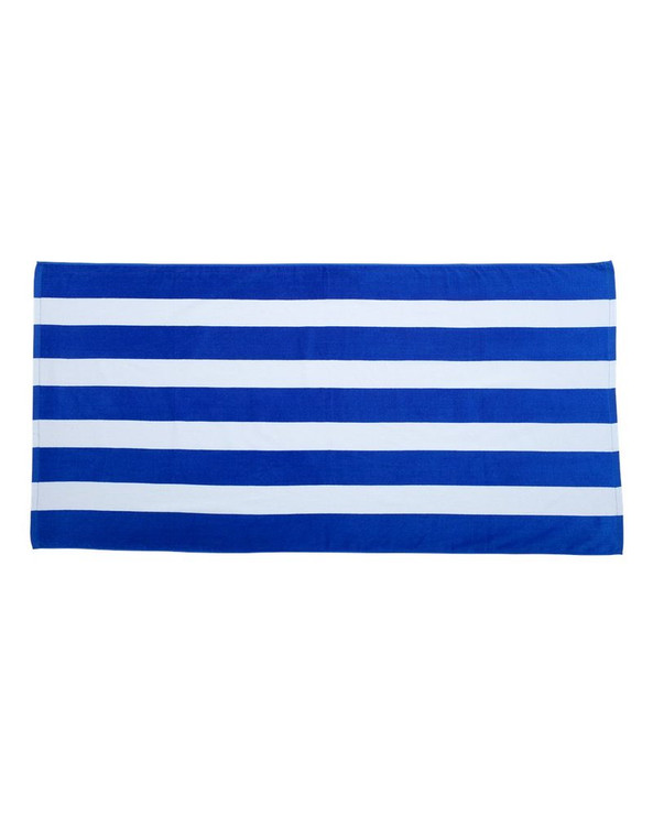 Carmel Towel Company C3060S - Toalla de playa de terciopelo Cabana Stripe