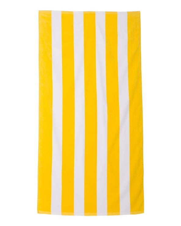 Carmel Towel Company C3060S - Toalla de playa de terciopelo Cabana Stripe