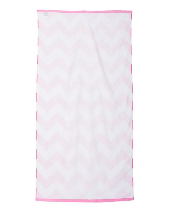 Carmel Towel Company C3060X - Chevron Velour Beach Towel