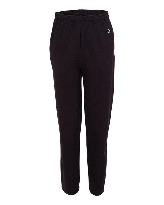 Champion P800 - Pantalones de chándal ecológicos con bolsillos y bajos abiertos