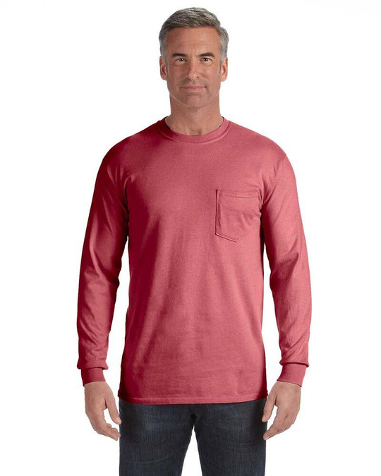 Comfort Colors 4410 - Remera de manga larga con bolsillo