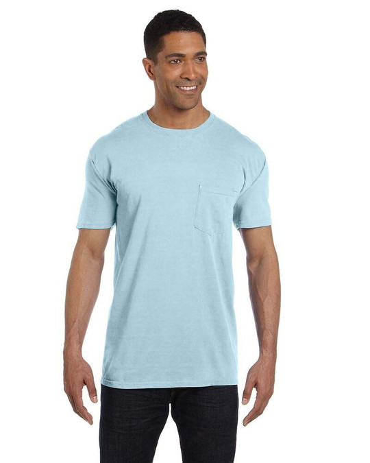 Comfort Colors 6030 - Chemise à manches courtes avec poche, teintée dans la masse
