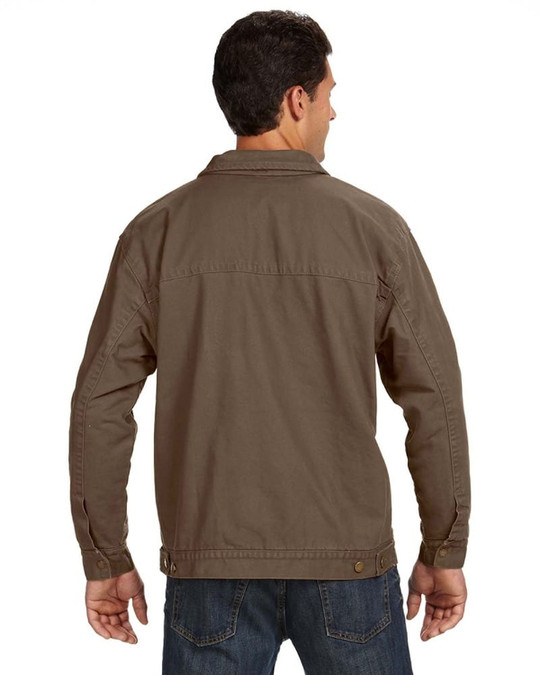 Dri Duck 5028 - Chaqueta de tela Maverick Boulder con forro de manta