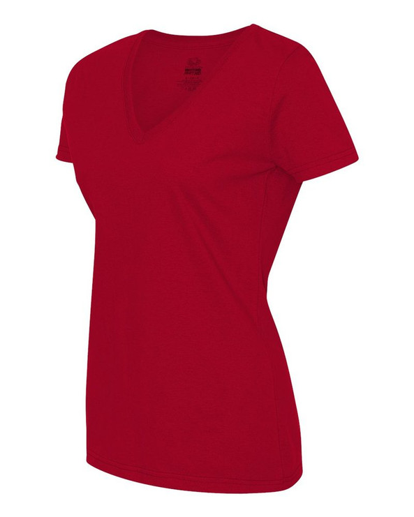 Fruit of the Loom L39VR - Ladies' Heavy Cotton HD™ V-Neck T-Shirt