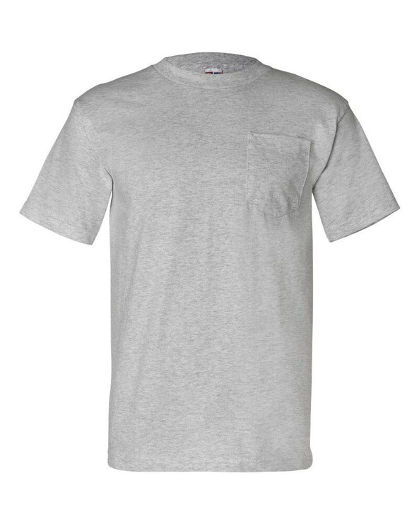 Bayside 7100 - USA-Made Short Sleeve T-Shirt with a Pocket