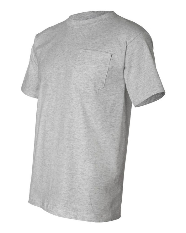 Bayside 7100 - USA-Made Short Sleeve T-Shirt with a Pocket