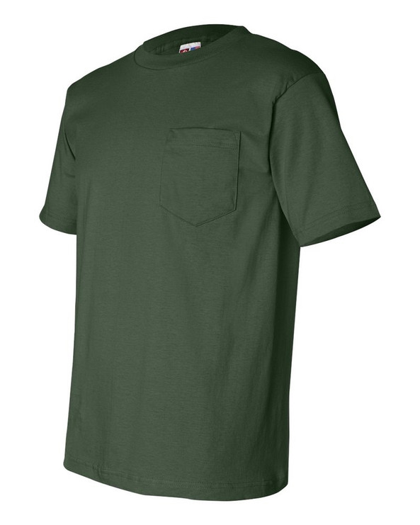 Bayside 7100 - USA-Made Short Sleeve T-Shirt with a Pocket