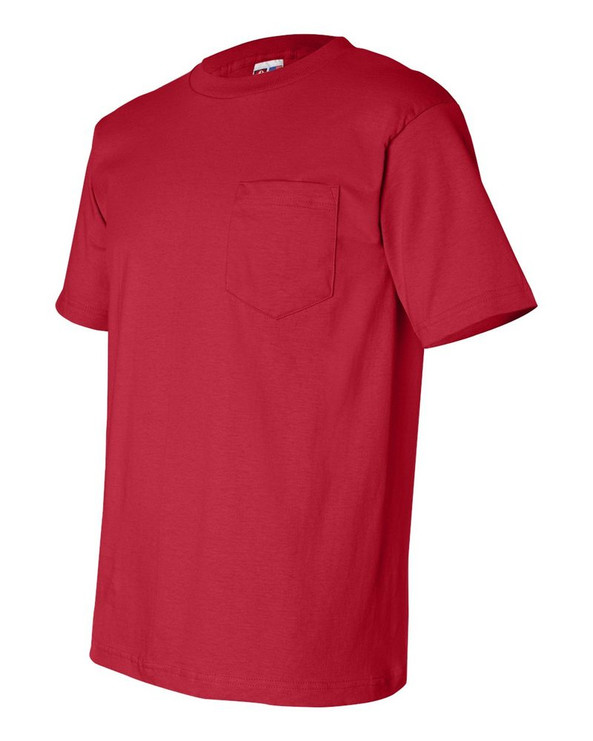 Bayside 7100 - USA-Made Short Sleeve T-Shirt with a Pocket