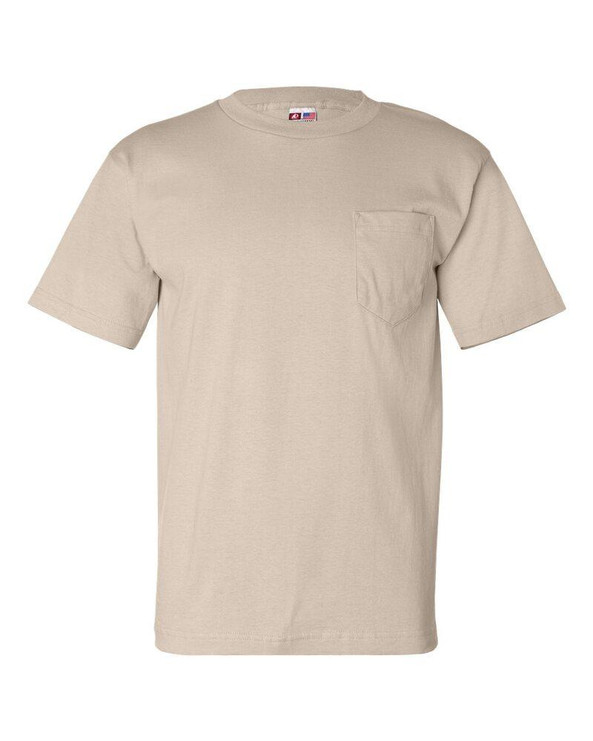 Bayside 7100 - USA-Made Short Sleeve T-Shirt with a Pocket