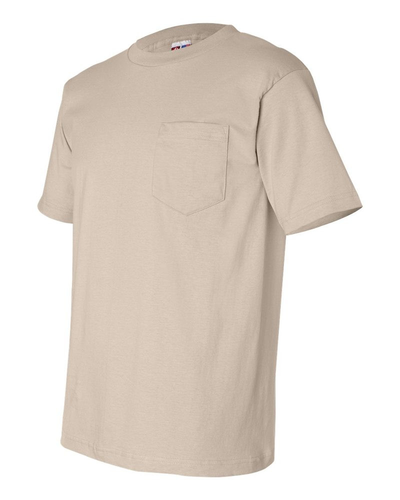 Bayside 7100 - USA-Made Short Sleeve T-Shirt with a Pocket