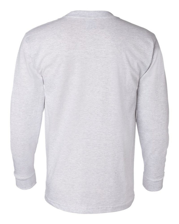 Bayside 8100 - USA-Made Long Sleeve T-Shirt with a Pocket