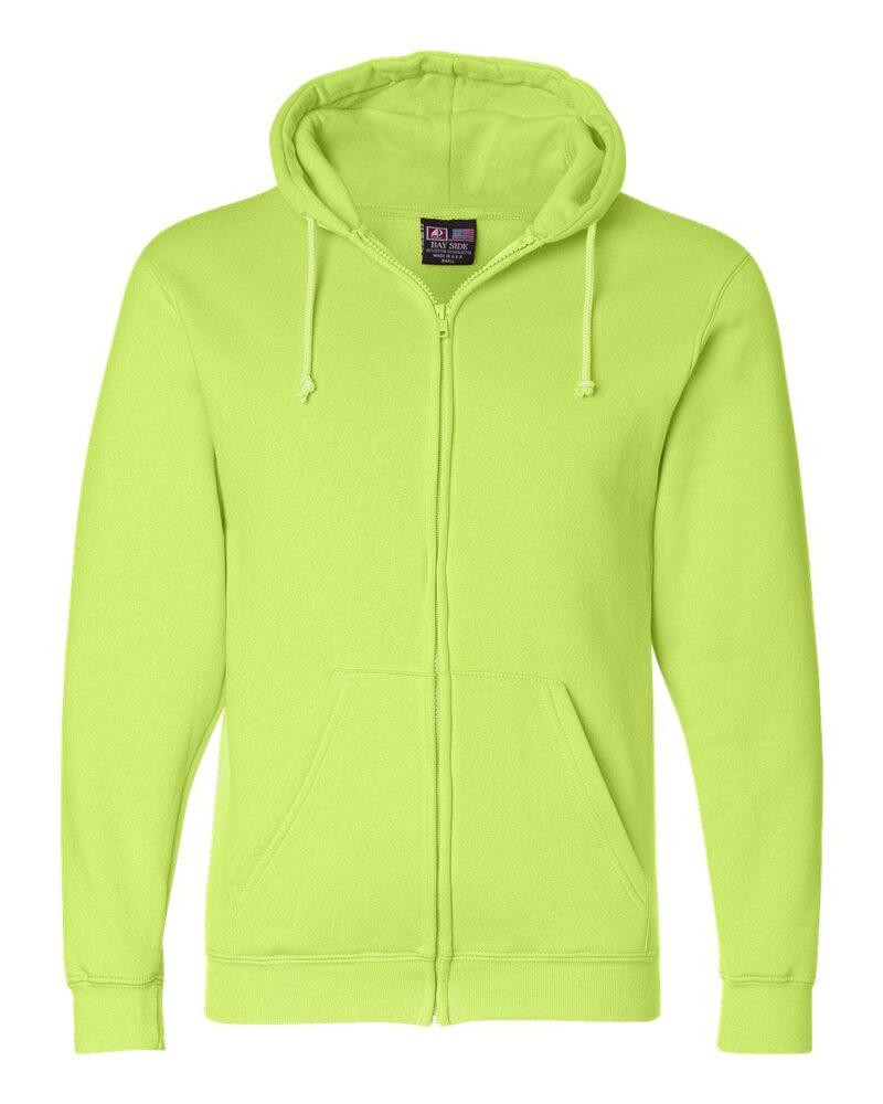 Bayside 900 - USA-Made Full-Zip Hooded Sweatshirt