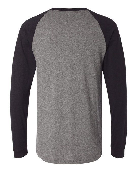 Bella+Canvas 3000 - Long Sleeve Baseball Jersey T-Shirt