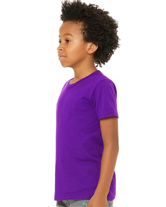 Bella+Canvas 3001Y - Youth Short Sleeve Crewneck Jersey T-Shirt