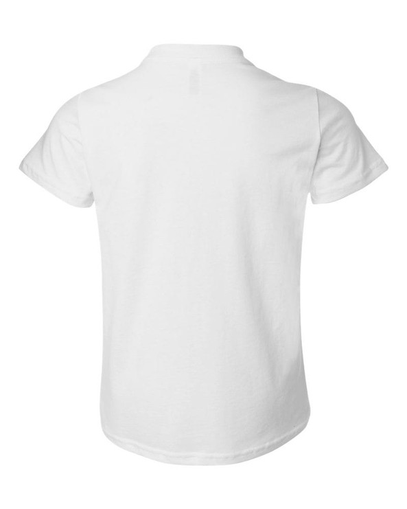Bella+Canvas 3001Y - Remera para niños manga corta de cuello redondo Jersey 
