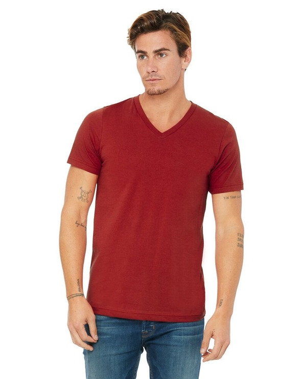 Bella+Canvas 3005 - Remera Unisex jersey con cuello en V de manga corta