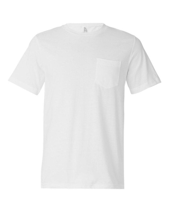Bella+Canvas 3021 - Remera Jersey con bolsillo