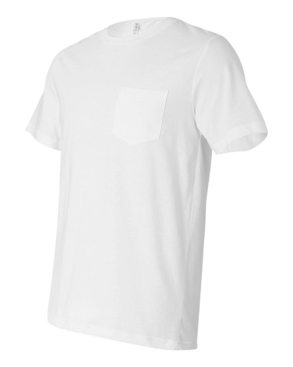 Bella+Canvas 3021 - Remera Jersey con bolsillo