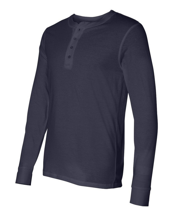 Bella+Canvas 3150 - Jersey de manga larga Henley