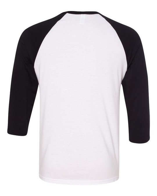 Bella+Canvas 3200 - Remera unisex báisbol Raglan manga 3/4