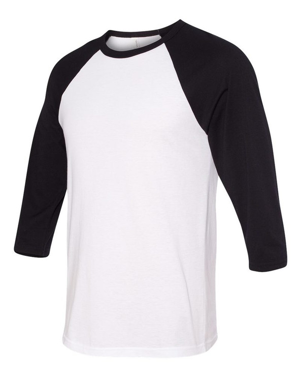 Bella+Canvas 3200 - Unisex Three-Quarter Sleeve Baseball Raglan