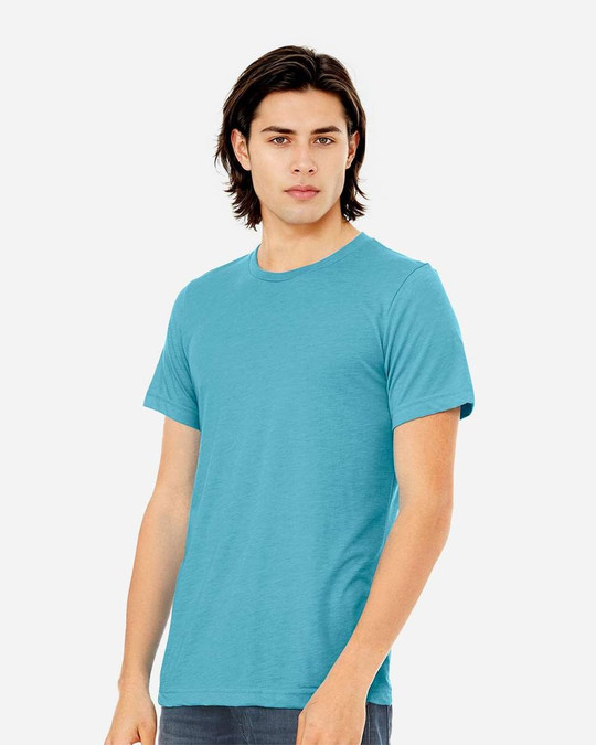 Bella+Canvas 3413 - Remera Unisex de tres materiales manga corta