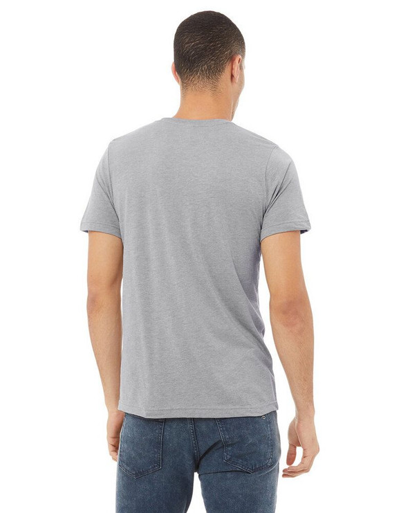 Bella+Canvas 3413 - Remera Unisex de tres materiales manga corta