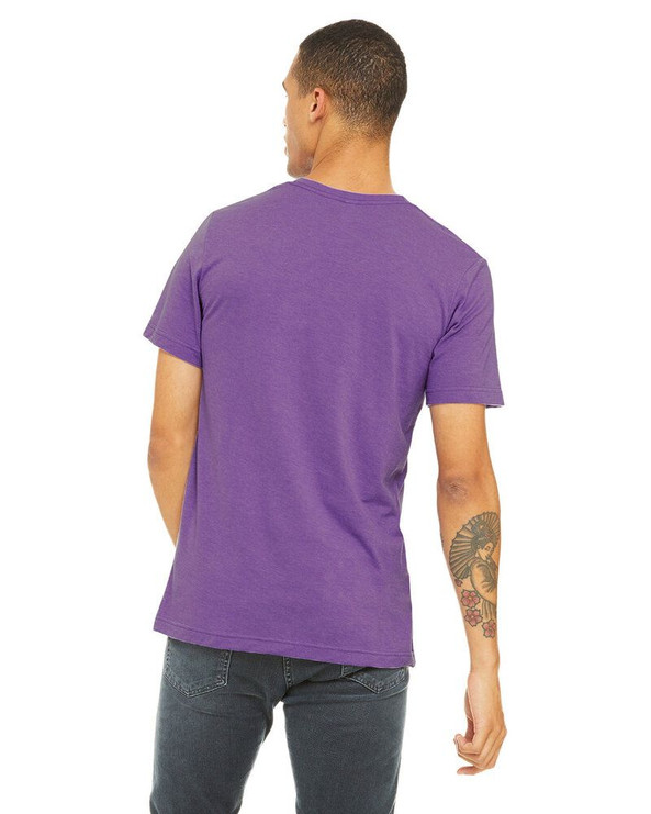 Bella+Canvas 3413 - Remera Unisex de tres materiales manga corta