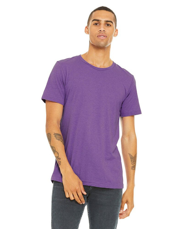 Bella+Canvas 3413 - Remera Unisex de tres materiales manga corta