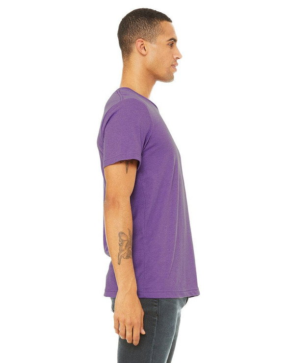 Bella+Canvas 3413 - Remera Unisex de tres materiales manga corta