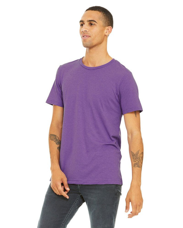 Bella+Canvas 3413 - Remera Unisex de tres materiales manga corta