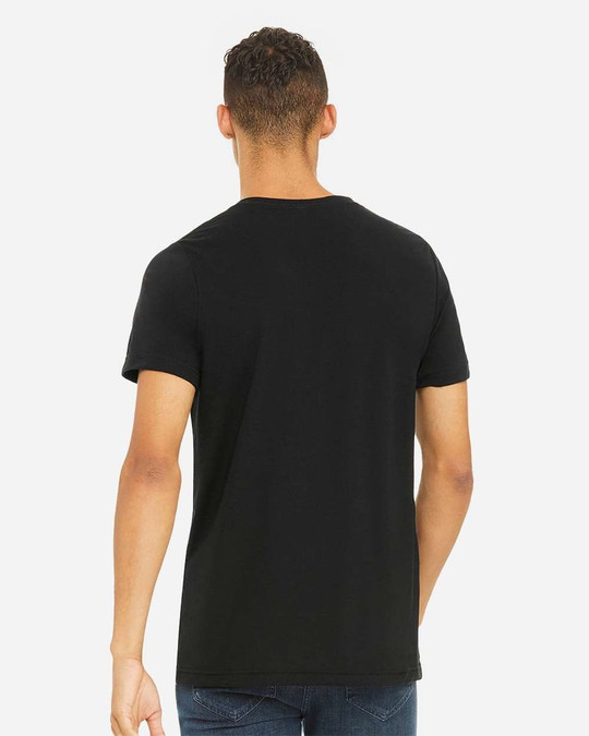 Bella+Canvas 3413 - Remera Unisex de tres materiales manga corta