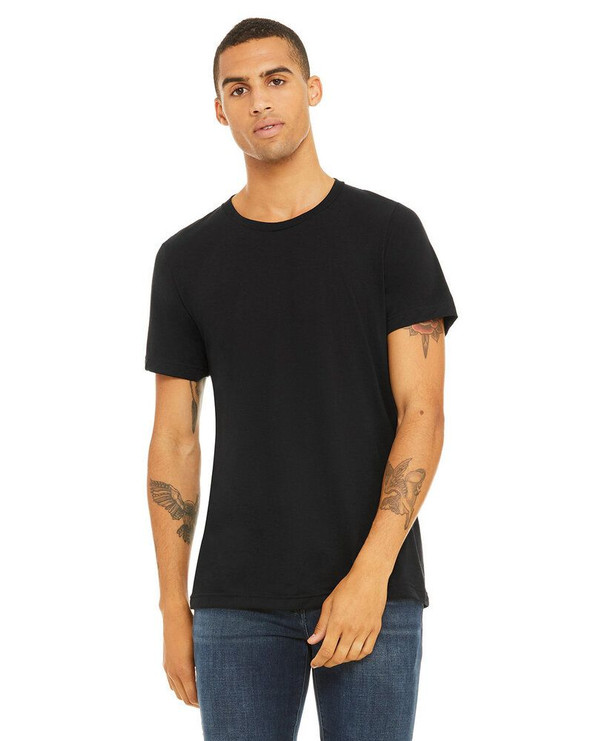 Bella+Canvas 3413 - Remera Unisex de tres materiales manga corta
