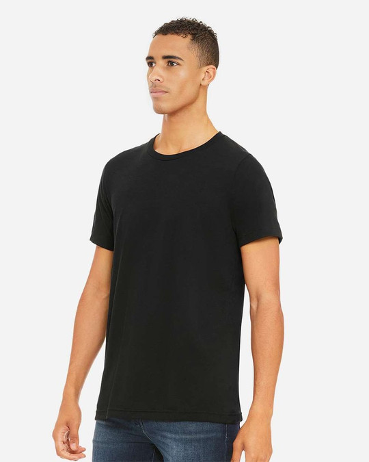 Bella+Canvas 3413 - Remera Unisex de tres materiales manga corta