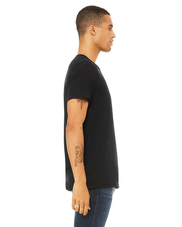 Bella+Canvas 3413 - Remera Unisex de tres materiales manga corta