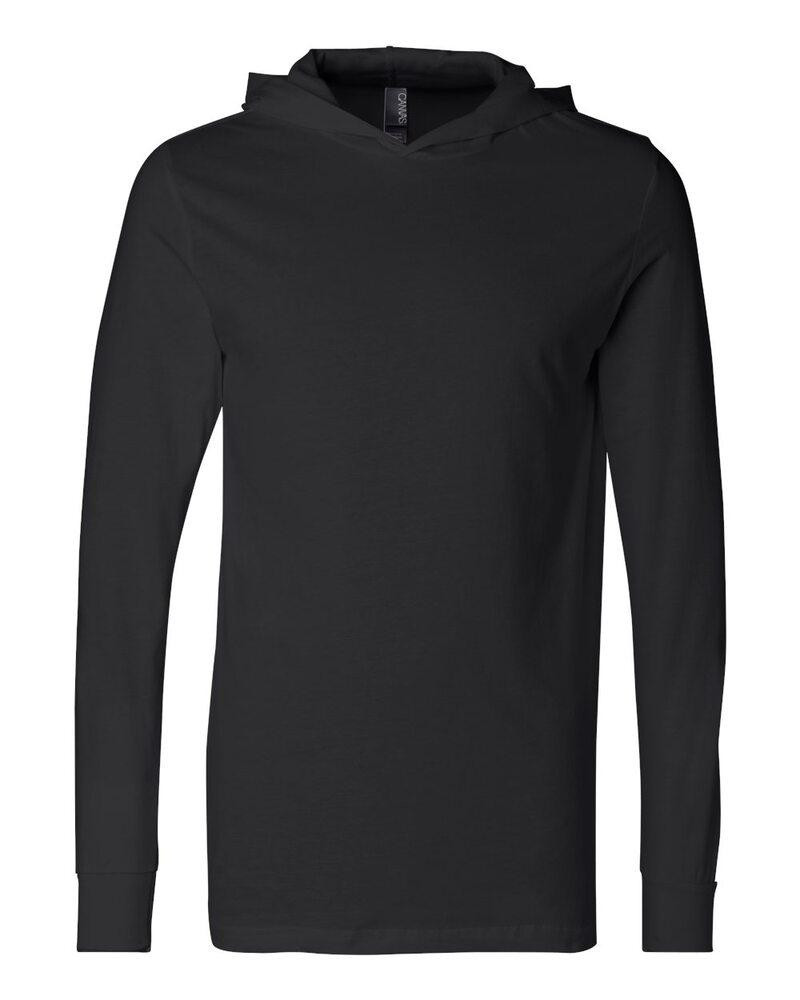 Bella+Canvas 3512 - Unisex Long Sleeve Jersey Hooded T-Shirt