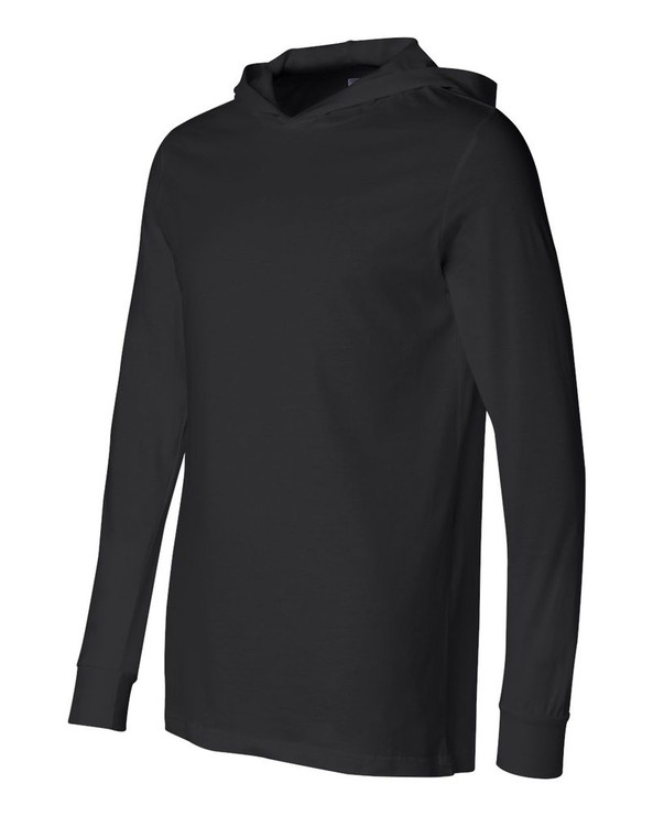 Bella+Canvas 3512 - Unisex Long Sleeve Jersey Hooded T-Shirt