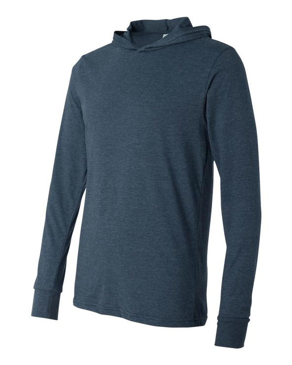 Bella+Canvas 3512 - Unisex Long Sleeve Jersey Hooded T-Shirt